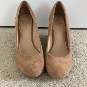 Report Suede Wedge Block Heels
